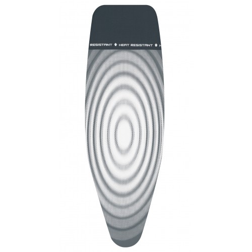 Lyginimo lentos užvalkalas Brabantia TITAN OVAL, pilkos sp., D 135x45cm