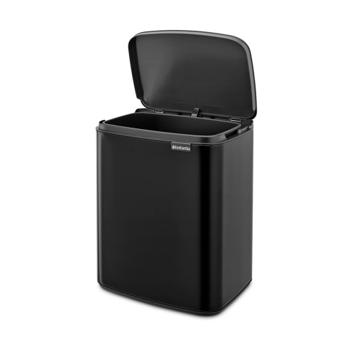 Šiukšlių dėžė Brabantia BO WASTE BIN, juodos sp., 12l