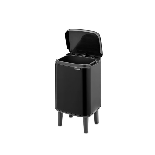 Šiukšlių dėžė Brabantia BO HI, juodos sp., 4l