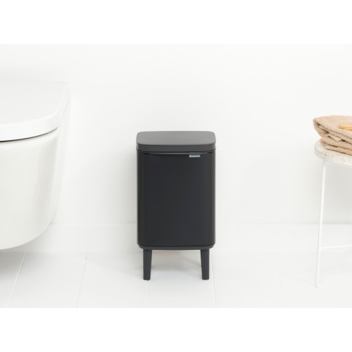 Šiukšlių dėžė Brabantia BO HI, juodos sp., 4l