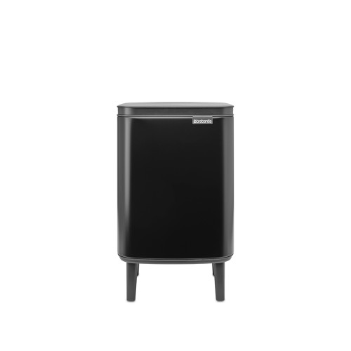 Šiukšlių dėžė Brabantia BO HI, juodos sp., 7l