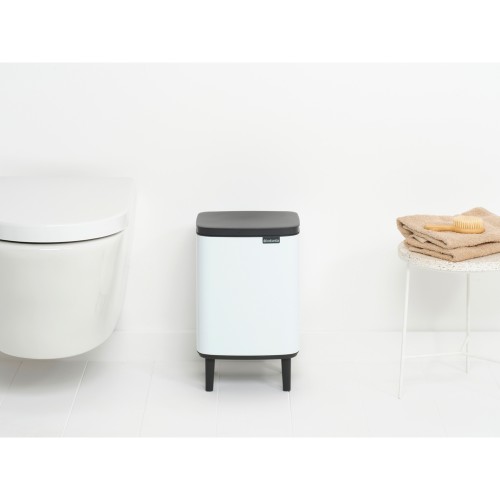 Šiukšlių dėžė Brabantia BO HI, baltos sp., 7l