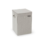 Skalbinių dėžė Brabantia kraunama 35l, šv. pilka