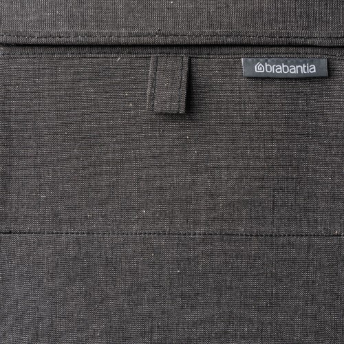 Skalbinių dėžė Brabantia kraunama 35l, tamsiai pilka