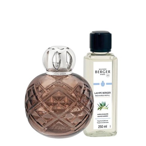 Kvapų lempos rinkinys Maison Berger JOY Agave Garden, rausvos sp., 250ml