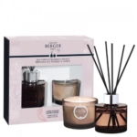 Kvapo namams rinkinys mini Duos Maison Berger JOY Agave Garden, kvapas 80ml, žvakė 80g