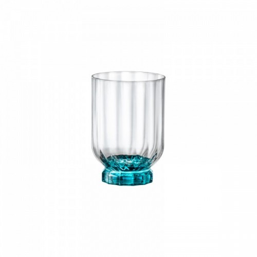 Stiklinė žema Bormioli Rocco FLORIAN BLUE, 375 ml