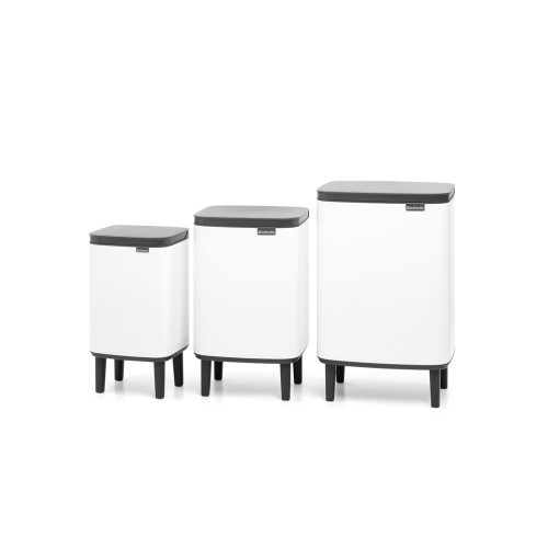 Šiukšlių dėžė Brabantia BO HI, baltos sp., 4l