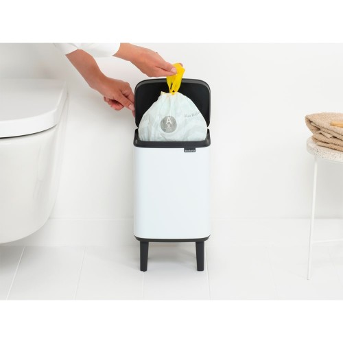 Šiukšlių dėžė Brabantia BO HI, baltos sp., 4l