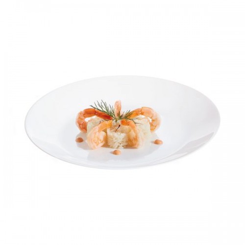 Baltos spalvos lėkštė Luminarc ZELIE, 25cm