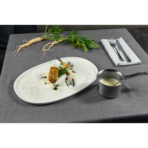 Ovali lėkštė Bonna LUNAR, baltos sp., 30 cm