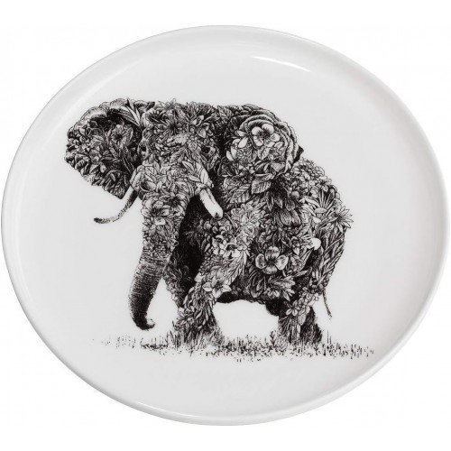 Lėkštė Maxwell & Williams African Elephant, baltos sp., 20 cm