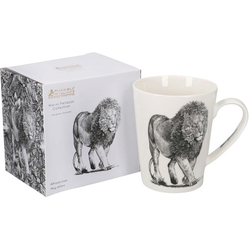 Puodelis Maxwell & Williams Lion, baltos sp., 450 ml