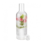 Vandens butelis APS, STRIPES, skaidrus, 1l