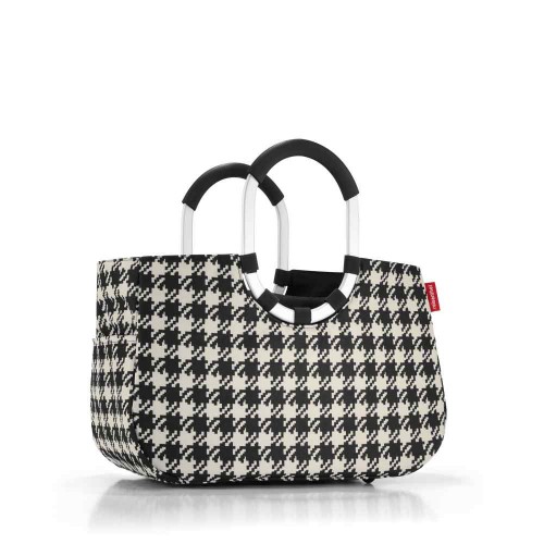 Krepšys Reisenthel Loopshopper, juodos sp., M, languotas, 40x26x20 cm
