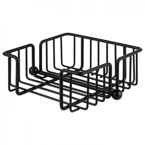 Metalinis servetėlių laikiklis APS URBAN, juodos sp.,19x19x7.5 cm*