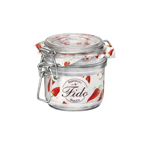 Indas biriems produktams su dangteliu FIDO, skaidrios sp, 255 ml