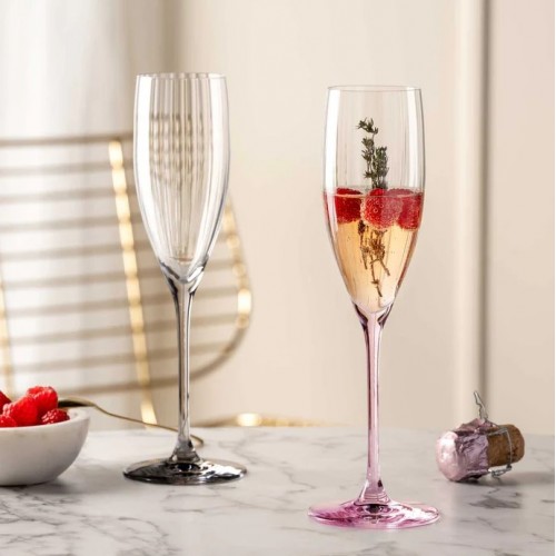 Taurė šampanui Leonardo POESIA, rožinės sp., 250 ml