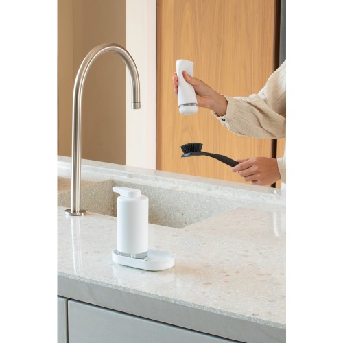Muilo ir plovimo skysčio rinkinys Brabantia Sink Style, baltos sp.