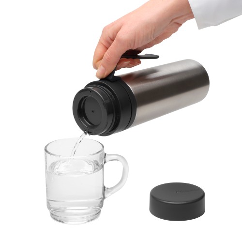 Termo puodelis Brabantia Make & Take, tamsiai pilkos sp., 0,5 l
