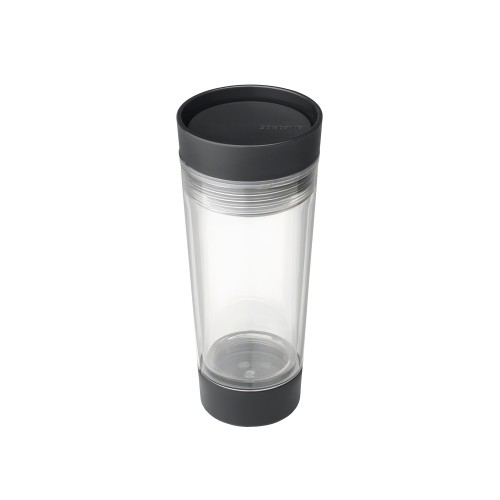 Termo puodelis arbatai Brabantia Make & Take, tamsiai pilkos sp., 360 ml