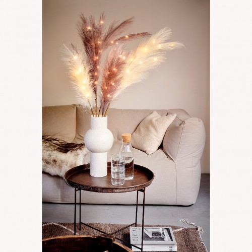 Dekoracija Kaemingk Micro LED Plume, baltos sp., 70 cm