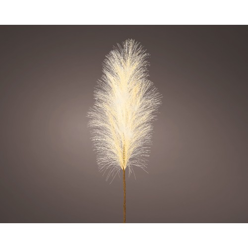 Dekoracija Kaemingk Micro LED Plume, kreminės sp., 70 cm