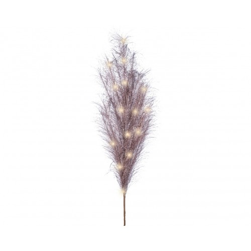 Dekoracija Kaemingk Micro LED Plume, rudos sp., 118 cm