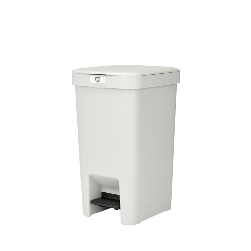 Šiukšlių dėžė su pedalu Brabantia StepUp, šviesiai pilkos sp., 16 l
