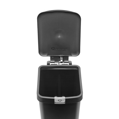 Šiukšlių dėžė su pedalu Brabantia StepUp, tamsiai pilkos sp., 16 l