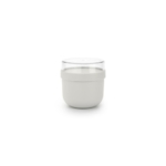 Pusryčių indelis Brabantia Make & Take, šviesiai pilkos sp., 0.5 L