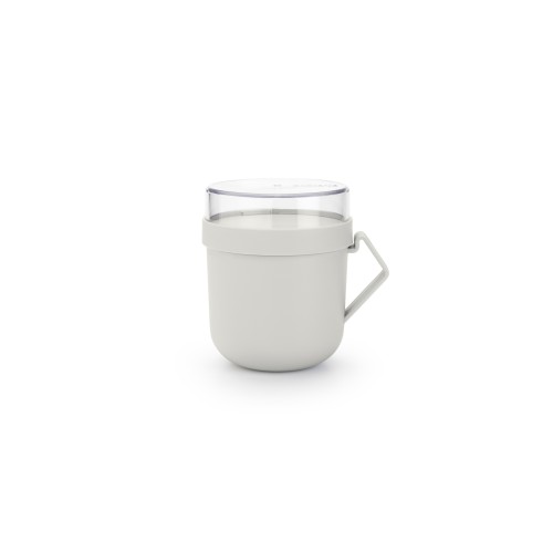 Sriubos indelis Brabantia Make & Take, šviesiai pilkos sp., 0,6 L