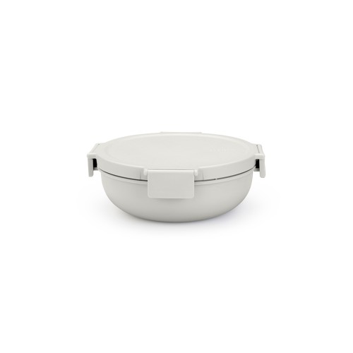 Salotų dubuo Brabantia Make & Take, šviesiai pilkas, 1,3L
