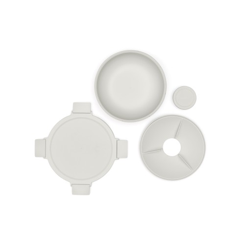 Salotų dubuo Brabantia Make & Take, šviesiai pilkas, 1,3L