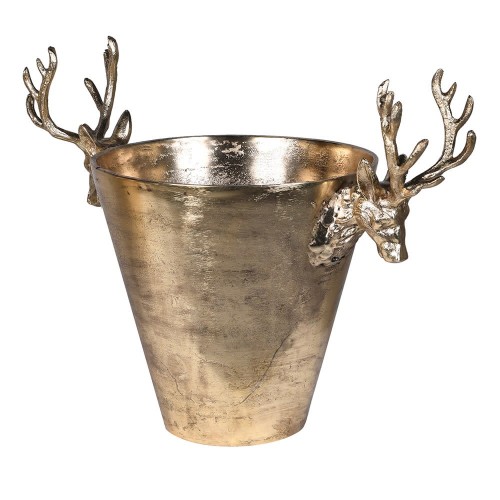 Kibirėlis šampanui DEER COOLER, aukso sp., 39 cm x 36 cm