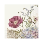 Servetėlės IHR BELLES FLEURS, kreminės sp., 33 x 33 cm