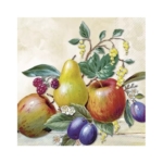 Servetėlės IHR SOME TASTY FRUITS, kreminės sp., 33 x 33 cm
