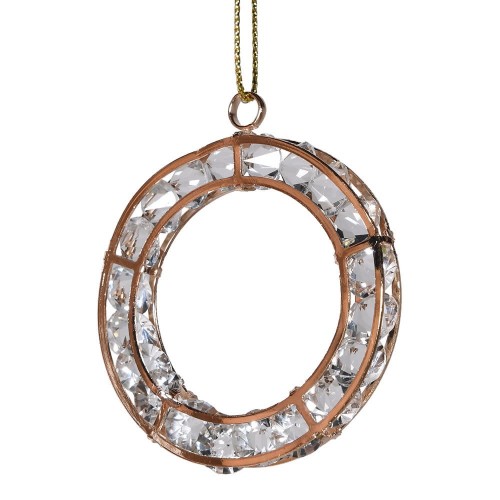 Dekoracija HANGING DIAMANTE RINGS, 3 vnt