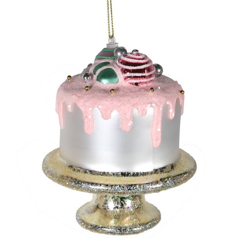 Kalėdinis žaislas PINK FROSTING DRIP CAKE