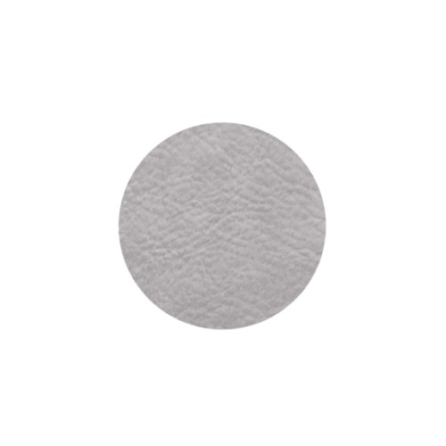 Padėkliukai po puodeliu ASA VEGAN LEATHER, sidabrinės sp., 10 cm, 4 vnt.