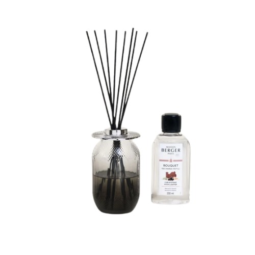 Kvapas namams Maison Berger EVANESCENCE Mystic Leather, pilkos sp., 200 ml