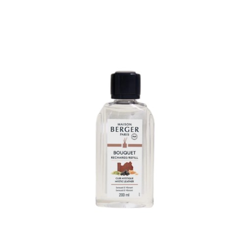 Namų kvapo lazdelėmis papildymas Maison Berger Mystic Leather, 200 ml