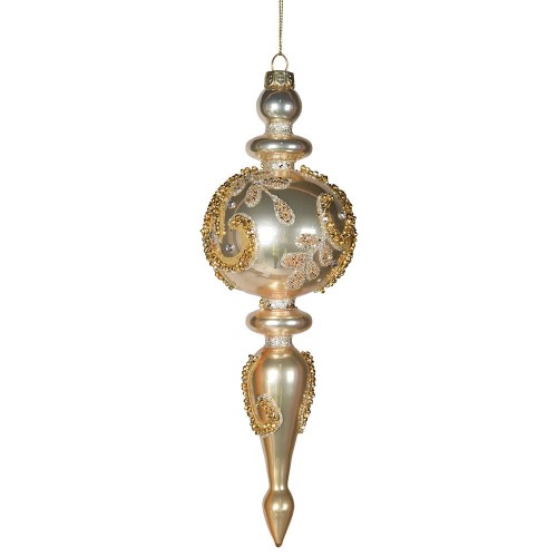 Kalėdinė dekoracija pakab. GOLDEN HANGING FINIAL, 25 cm