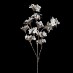Dirbtinė šaka CREAM HYDRANGEA LEAF STEM, 1.1 m