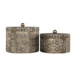 Dėžutė su dangteliu A Lot Knob Antique Brown