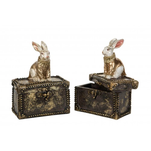 Dėžutė su dangteliu A Lot Rabbit 13x8x17 cm
