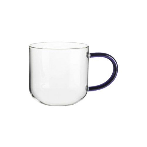 Puodelis ASA COPPA, mėlyna rankena, 400 ml