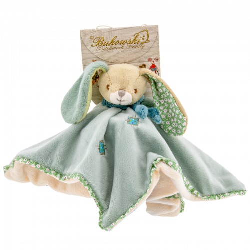 Migdukas Bukowski Benji baby rug, žalios sp., 33x33 cm