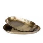Padėklas A Lot Pim, metal., aukso sp., 29 cm