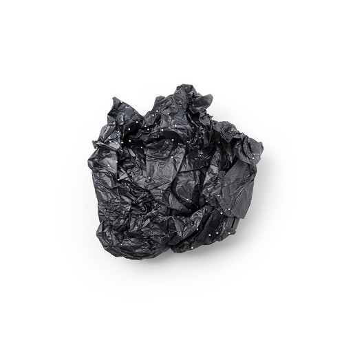 Šilko popierius Embacollage Glitter Black, 50 x 75 cm